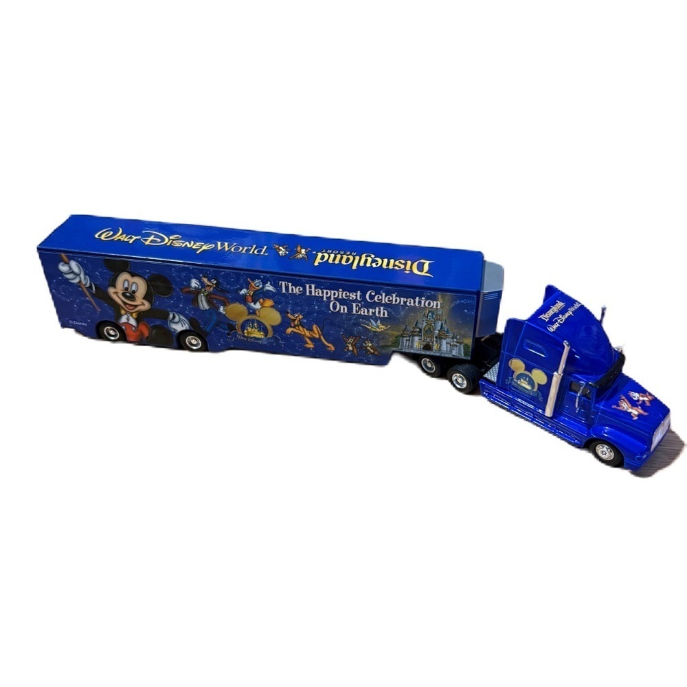 2004 hotwheels disneyland and disney world diecast truck 18 Wheeler Big Rig